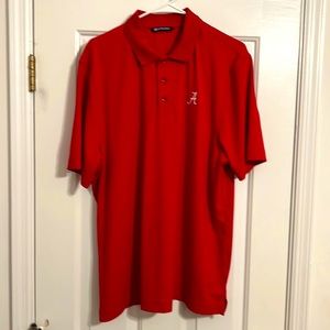 Like New Cutter and buck - University of Alabama polo - Red - large